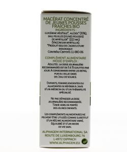 Myrtillier (Vaccinium myrtillus) bourgeon BIO, 15 ml